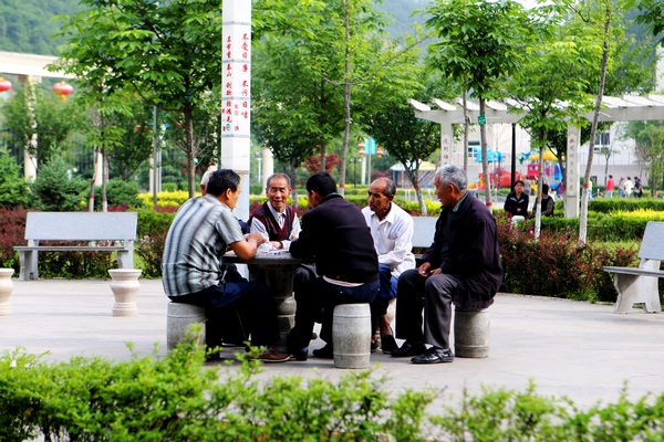 文化廣場(chǎng)上休閑娛樂(lè) 文化廣場(chǎng)上休閑娛樂(lè)